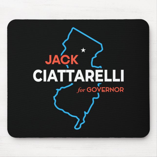 Alfombrilla De Ratón Jack Ciattarelli New Jersey Governor Election 2025 (Frente)