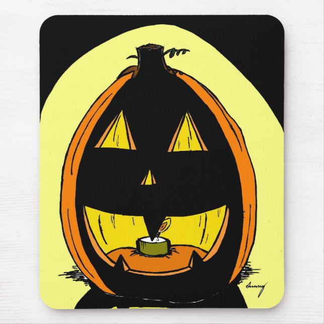 Alfombrilla De Ratón Jack o' Lantern Mousepad (Frente)