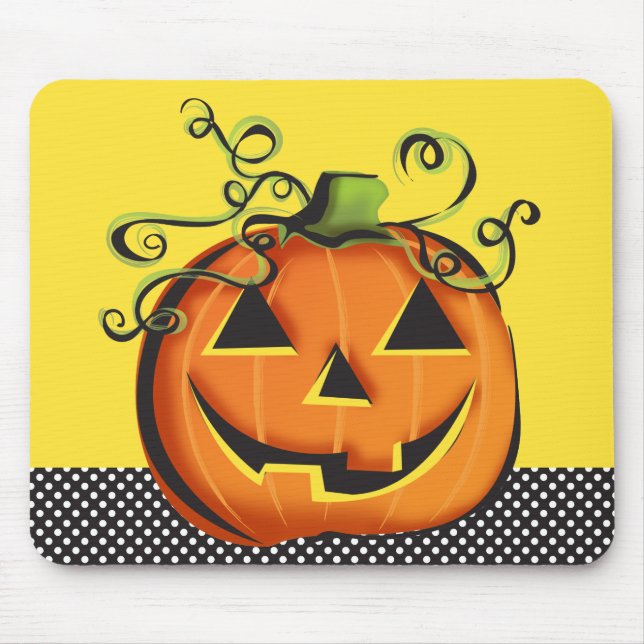 Alfombrilla De Ratón Jack-O-Linterna Mousepad (Frente)