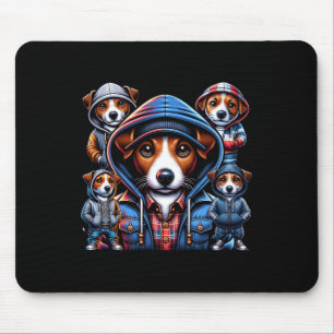 Alfombrilla De Ratón Jack Russel Gangster Dogs