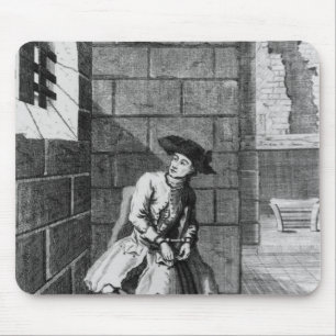 Alfombrilla De Ratón Jack Shepperd en la prisión de Newgate, 1724