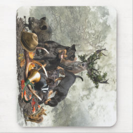 Alfombrilla De Ratón Jagdterrier, un miedo de caza alemán