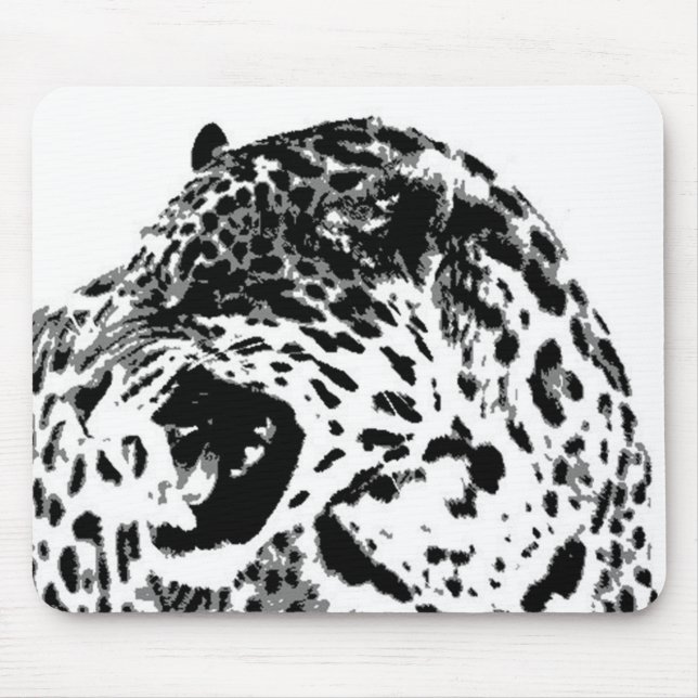 Alfombrilla De Ratón Jaguar Roaring (Frente)