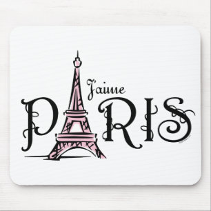Alfombrilla De Ratón J'aime París Mousepad