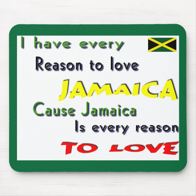 Alfombrilla De Ratón jamaica (Frente)