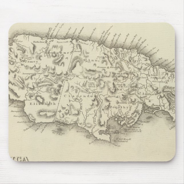 Alfombrilla De Ratón Jamaica 3 (Frente)