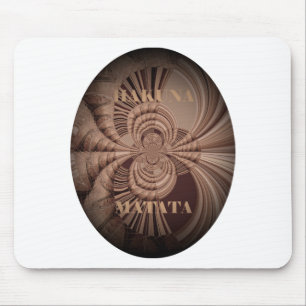 Alfombrilla De Ratón Jambo Hakuna Matata Kenya Giraffe Tejido Safari