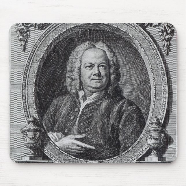 Alfombrilla De Ratón James Gibbs, grabado por el barón de Bernard, 1747 (Frente)