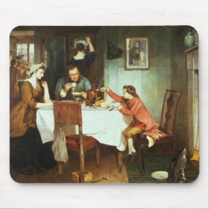 Alfombrilla De Ratón James Watt joven que juega con vapor