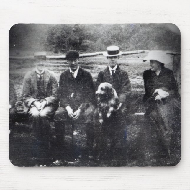Alfombrilla De Ratón James y Lytton Strachey con Thoby, Adrian (Frente)