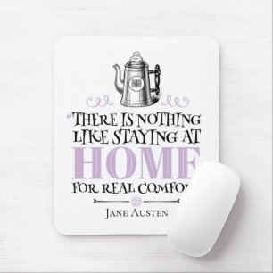 Alfombrilla De Ratón Jane Austen - Alojándose en casa - Café
