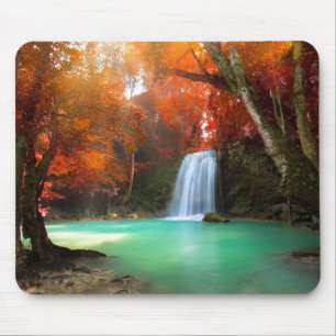 Alfombrilla De Ratón Jangle el paisaje el Kanchanaburi, Tailandia