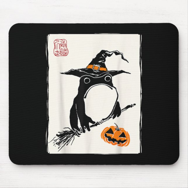Alfombrilla De Ratón Japanese Mpy Frog Witch Men Women Kids Funny Hallo (Frente)