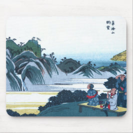 Alfombrilla De Ratón Japonés Ukiyo-e de la montaña de Fudesute