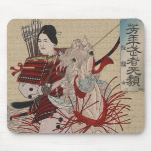 Alfombrilla De Ratón Japonés Ukiyo-e Hangakujo por Yoshitoshi