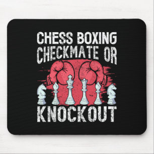 Alfombrilla De Ratón Jaque De Box De Ajedrez O Diversión De Knockout