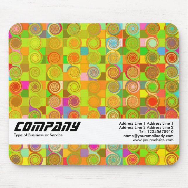 Alfombrilla De Ratón Jardín de galaxias, negocios (Frente)