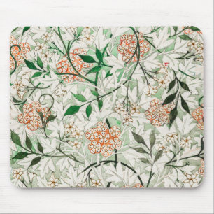 Alfombrilla De Ratón Jardín de Jazmín Flor Clásica de William Morris