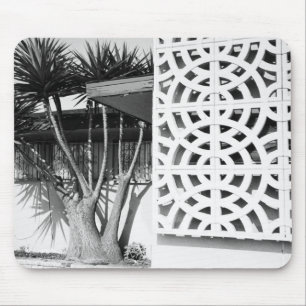 Alfombrilla De Ratón Jardín de los mediados de siglo