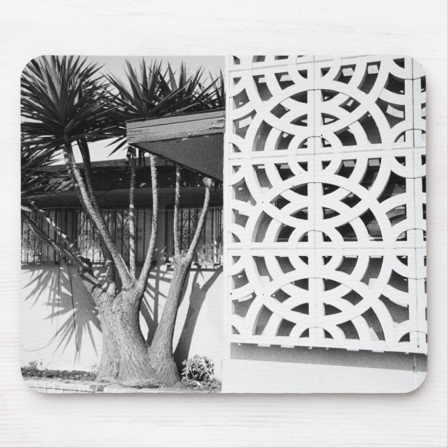 Alfombrilla De Ratón Jardín de los mediados de siglo (Frente)