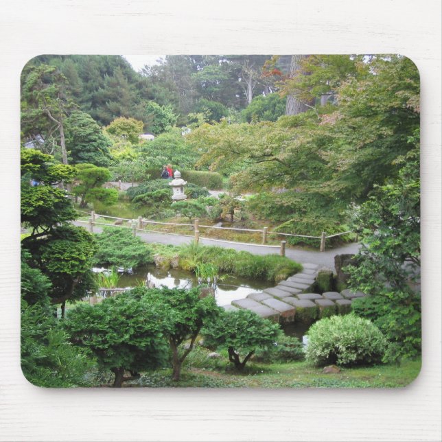Alfombrilla De Ratón Jardín de té japonés (Frente)