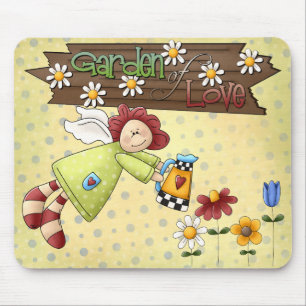 Alfombrilla De Ratón Jardín del Amor Mousepad