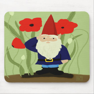 Alfombrilla De Ratón Jardín del gnomo Mousepad de la conmemoración