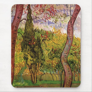 Alfombrilla De Ratón Jardín del Hospital Saint-Paul por Vincent van Gog