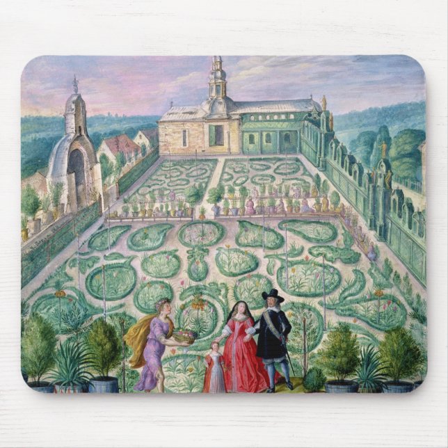 Alfombrilla De Ratón Jardín holandés, 1650 (w/c en el papel) (Frente)