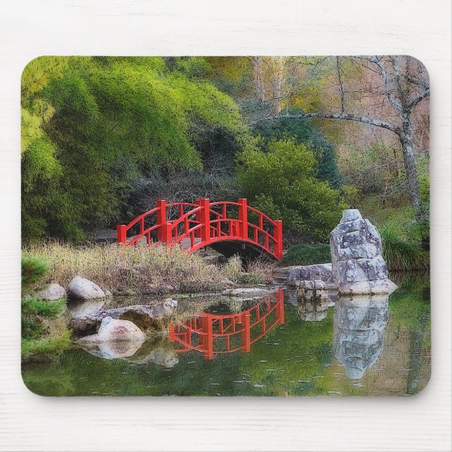 Alfombrilla De Ratón Jardín japonés (Frente)