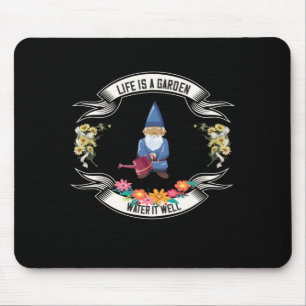 Alfombrilla De Ratón Jardín - La Vida Es Un Agua De Jardín.