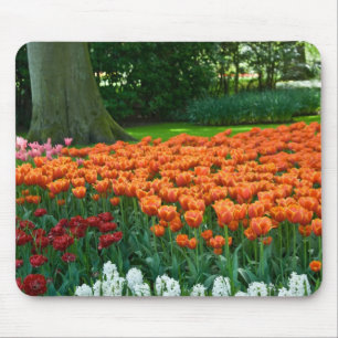Alfombrilla De Ratón Jardín Mousepad del tulipán