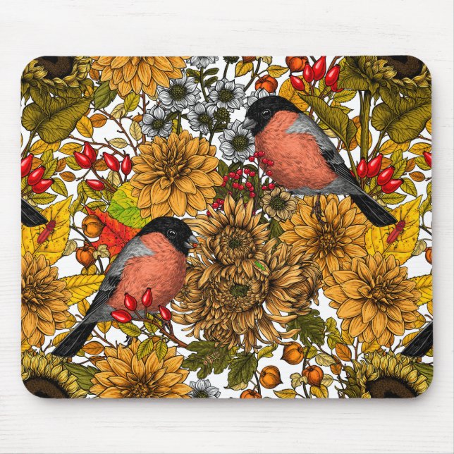 Alfombrilla De Ratón Jardín otoñal 1 (Frente)