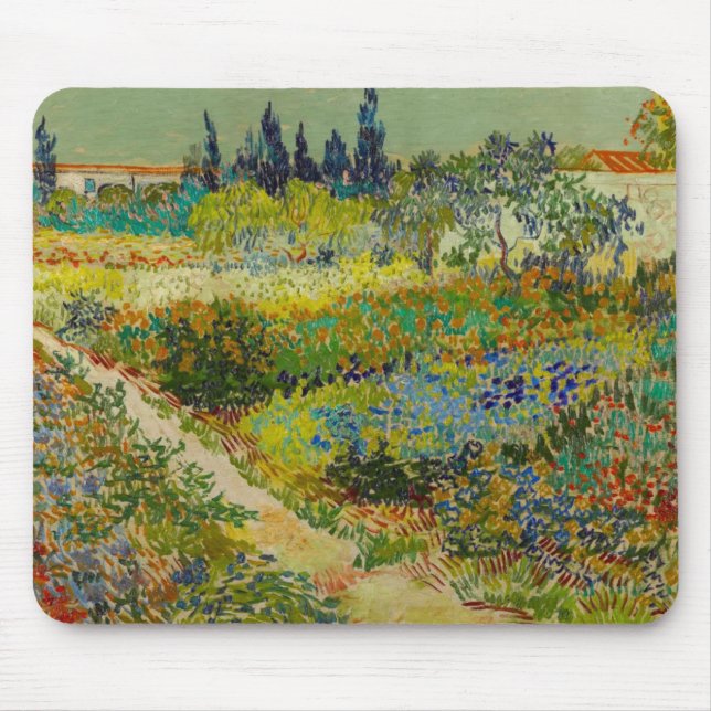 Alfombrilla De Ratón Jardín Vincent Van Gogh en Arles (Frente)