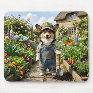Alfombrilla De Ratón Jardinero Corgi