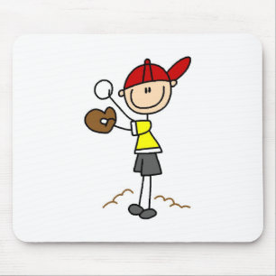 Alfombrilla De Ratón Jarra Mousepad del béisbol