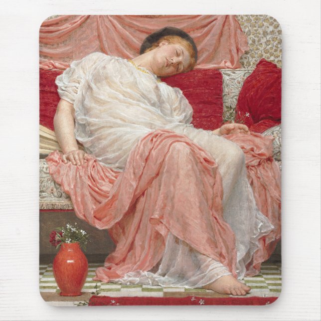 Alfombrilla De Ratón Jasmine by Albert Joseph Moore, Victorian Fine Art (Frente)