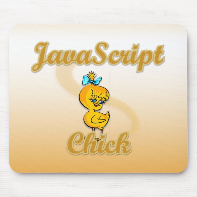 Alfombrilla De Ratón Javascript Chick (Frente)