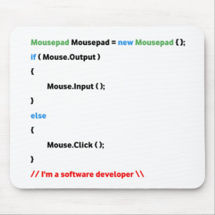 Alfombrilla De Ratón JavaScript Mousepad. Unique(Software Developer)