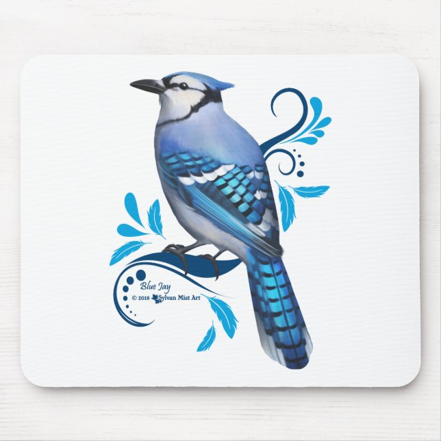 Alfombrilla De Ratón Jay azul (Frente)