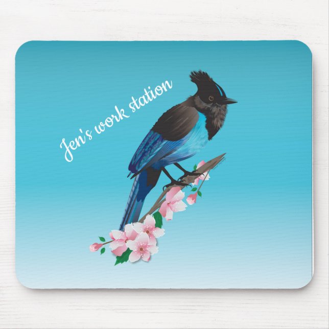 Alfombrilla De Ratón Jay Mousepad de Steller (Frente)