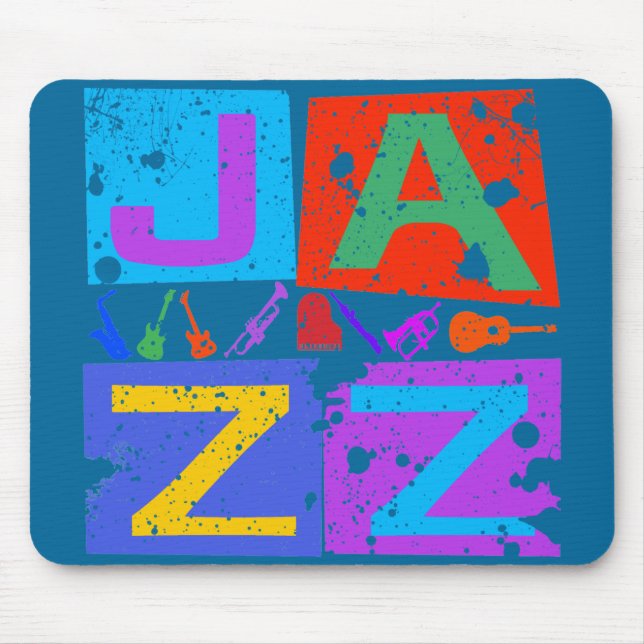 ALFOMBRILLA DE RATÓN JAZZ RETRO (Frente)