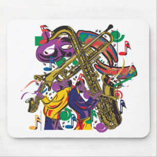 Alfombrilla De Ratón JAZZY Mardis Gras