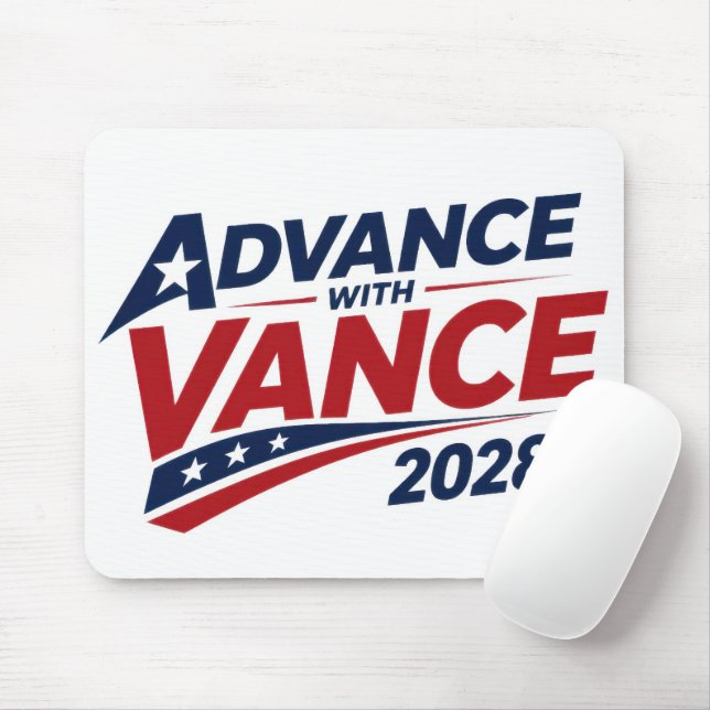 Alfombrilla De Ratón JD Vance para elecciones 2028 (Con ratón)