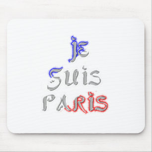 Alfombrilla De Ratón Je Suis París I Love París Impresión de Arte de Te
