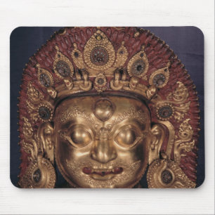 Alfombrilla De Ratón Jefe de Bhairava, fin del siglo XVII