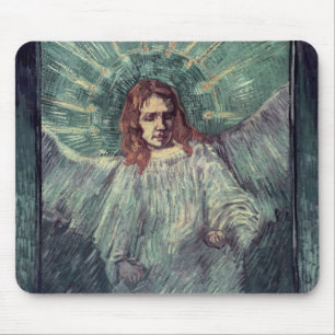 Alfombrilla De Ratón Jefe de un ángel, después de Rembrandt, 1889