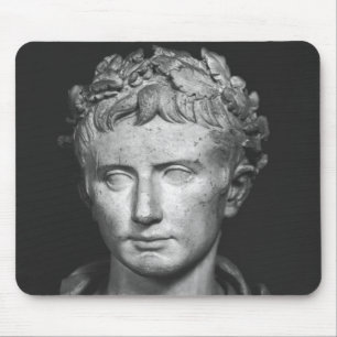 Alfombrilla De Ratón Jefe del emperador Augustus