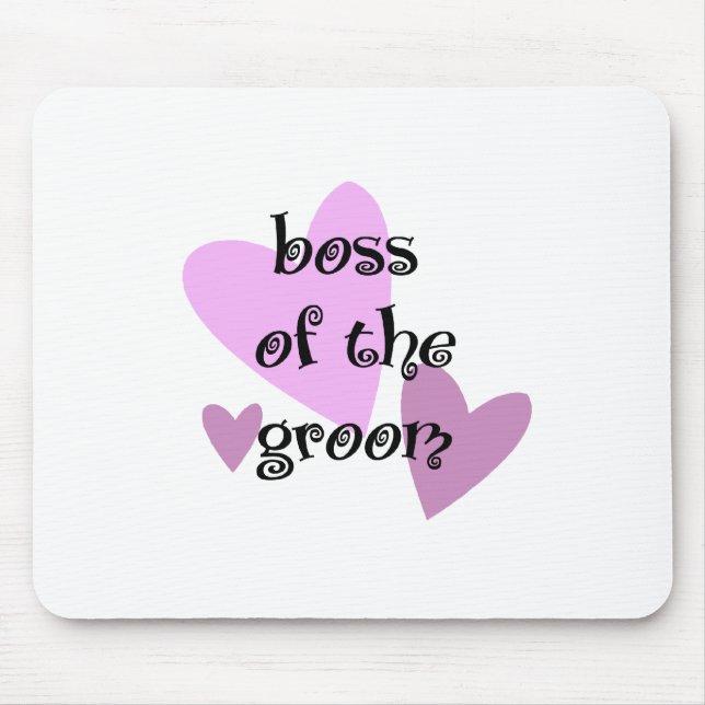 Alfombrilla De Ratón Jefe del Groom (Frente)