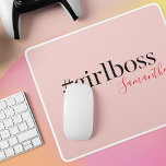 Alfombrilla De Ratón Jefe y nombre de Chica rosado moderno | mejor rega<br><div class="desc">Presentamos la colección Modern Pink Chica Boss & Name en Zazzle! Esta moderna y elegante colección es perfecta para todas las mujeres fuertes e independientes que están cambiando de carrera y haciendo una declaración. Ya sea que seas un jefe chica o que busques un regalo fabuloso para uno, esta colección...</div>